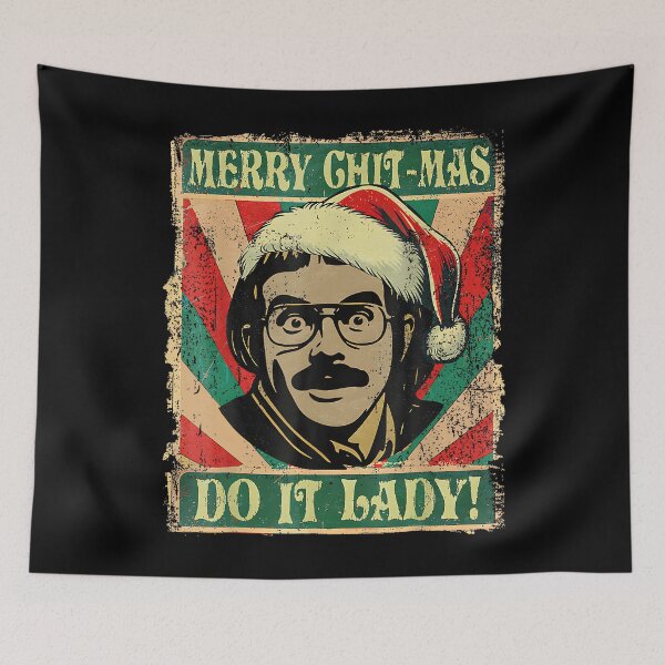 Item preview, Do It Funny Chit-Mas Christmas Santa Hat designed and sold by SteveAllentc.