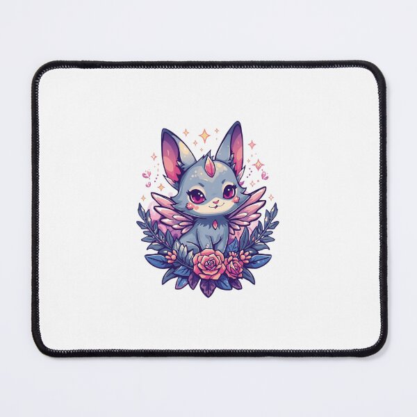 Item preview, Kawaii Pastel Fennec Fox Unicorn Sticker & Art Print | Cute Chibi Mythical Creature Vector Graphic for T-Shirts & Digital Download designed and sold by HimBoo.