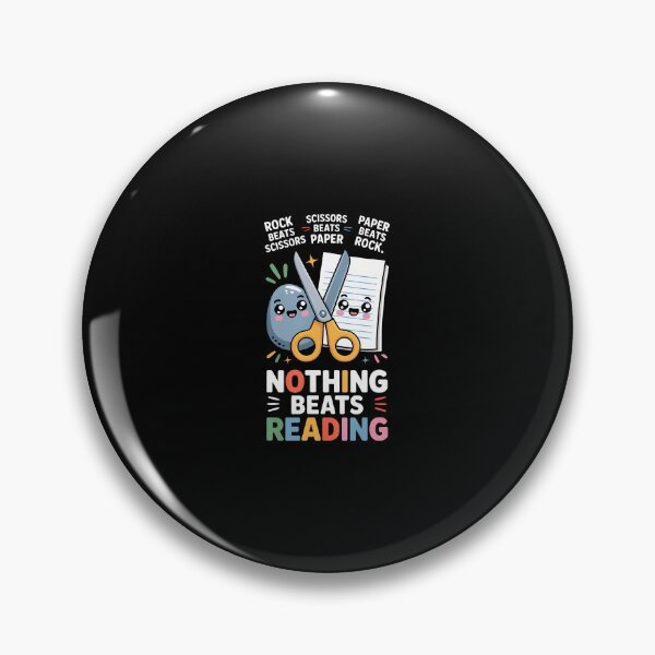 Item preview, Nothing Beats Reading Rock Paper Scissors designed and sold by CarmelaConstan.