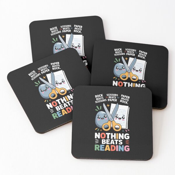 Item preview, Nothing Beats Reading Rock Paper Scissors designed and sold by CarmelaConstan.