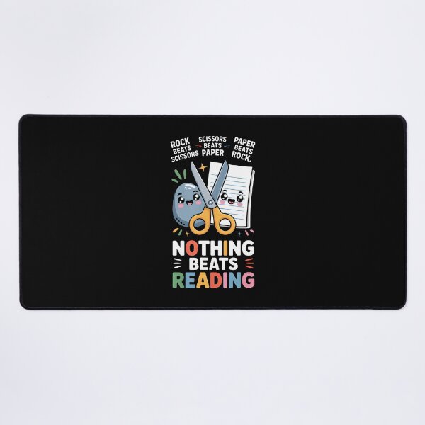 Item preview, Nothing Beats Reading Rock Paper Scissors designed and sold by CarmelaConstan.