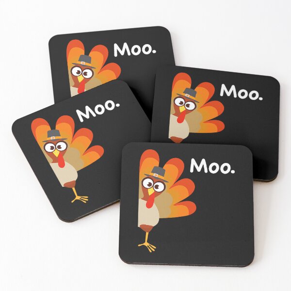 Item preview, Holiday 90s Day Thanksgiving Cow Festive Turkey Funny Moo designed and sold by rebeccathanuos.