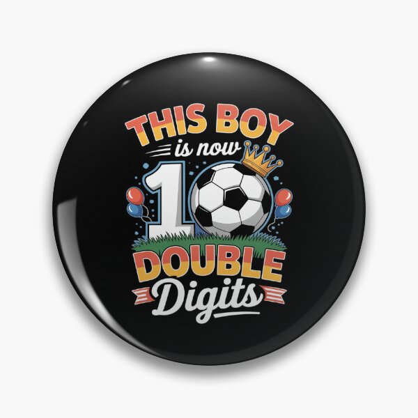Item preview, This Boy Now 10 Double Digits Soccer 10 Years Old Birthday designed and sold by TechnicalSara.