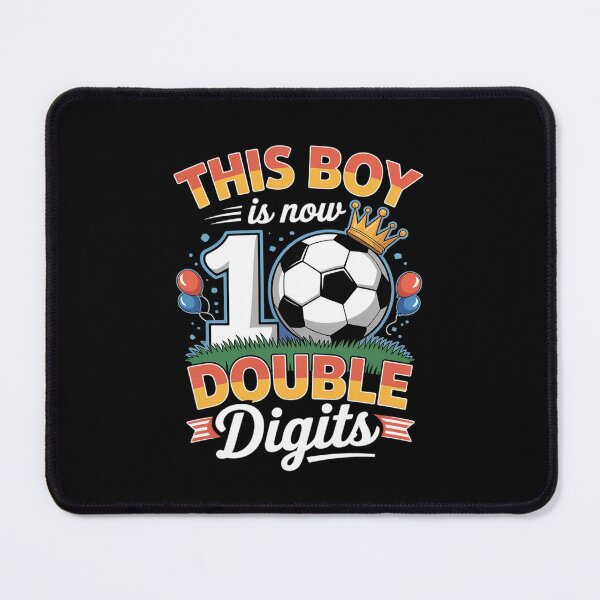 Item preview, This Boy Now 10 Double Digits Soccer 10 Years Old Birthday designed and sold by TechnicalSara.