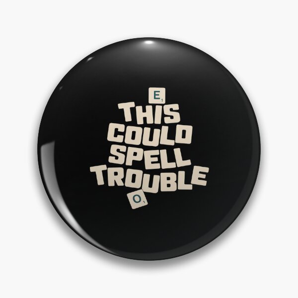 Item preview, This Could Spell Trouble Funny Word Board Game designed and sold by TechnicalSara.