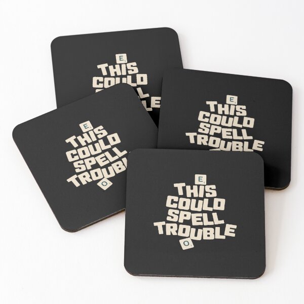 Item preview, This Could Spell Trouble Funny Word Board Game designed and sold by TechnicalSara.