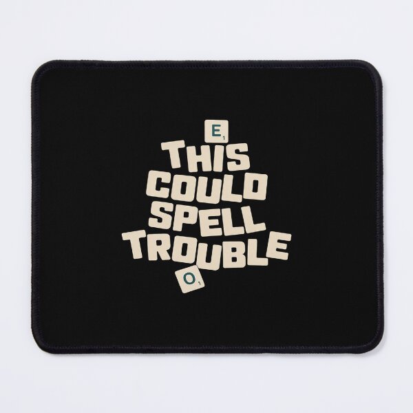 Item preview, This Could Spell Trouble Funny Word Board Game designed and sold by TechnicalSara.