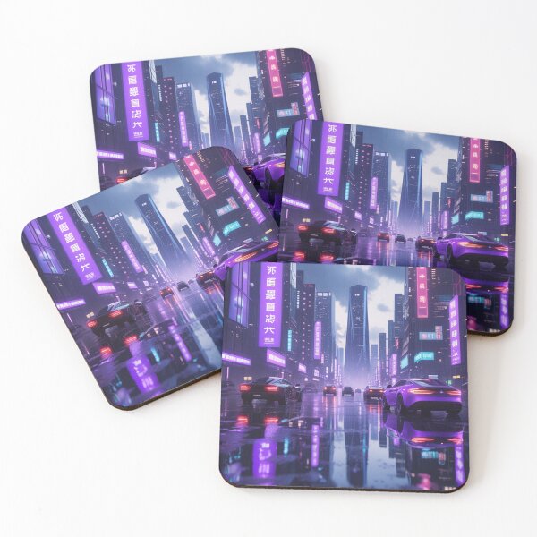 Item preview, Neon Cyber City designed and sold by Velora_art01.