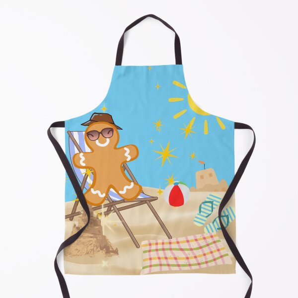 Item preview, Beach Gingerbread - Funny Summer Cookie Vacation Humor Art designed and sold by Extremeallie.