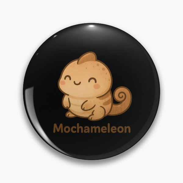 Aperçu de l'œuvre Mochameleon — Kawaii Caméléon Mocha créée et vendue par Dream Machine.