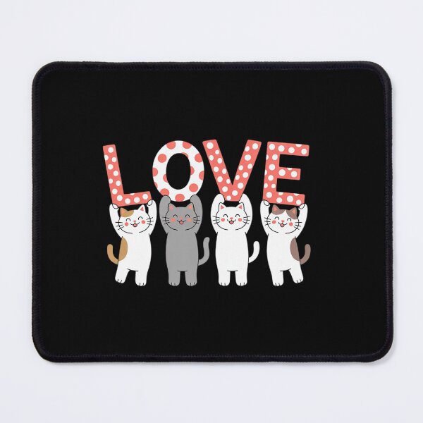 Item preview, Cat Love Valentine Sweatshirt, Cute Cat Valentine designed and sold by Moxizz.