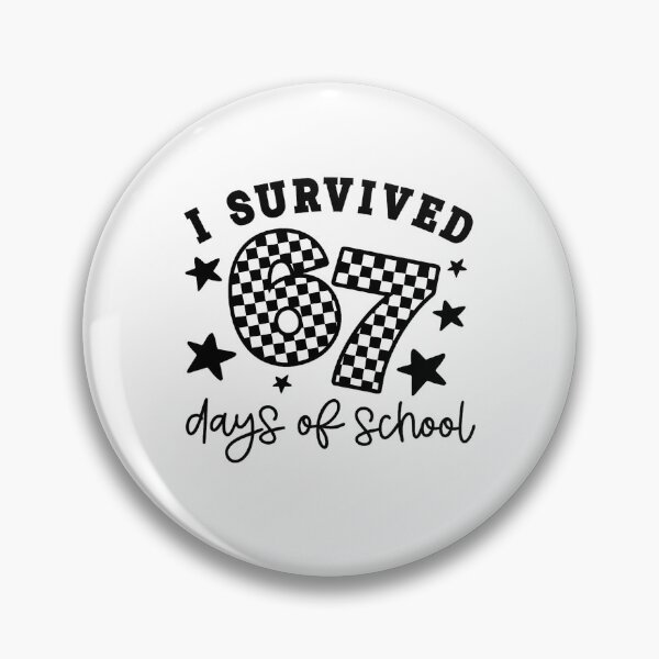 Item preview, 67 Teacher Student Days of Classic 67 Meme School Survived I Funny designed and sold by SteveSaccoro.