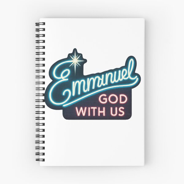Item preview, Emmanuel Neon Sign: God With Us (Matthew 1:23) designed and sold by DailyGospel | Christian Art and Design.
