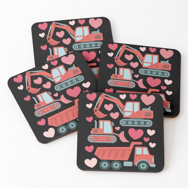 Artikelvorschau, Baufahrzeug-Valentinstag, Kind, Junge, Kleinkind, Valentinstag entworfen und verkauft von Moxizz.