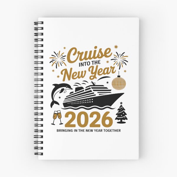 Item preview, Cruising Into The New Year 2026 Happy New Year designed and sold by Moxizz.