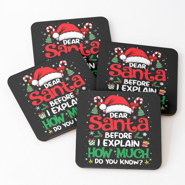 Item preview, Santa Christmas Funny Dear I The Explain Santa List Can On Naughty designed and sold by JoelyNavarro.
