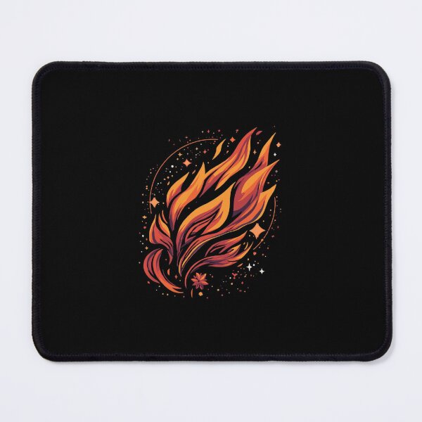 Item preview, Dynamic Fire Flame Vector Graphic Sublimation PNG | Abstract Phoenix Blaze Tattoo Design for Modern Apparel & Stickers designed and sold by HimBoo.