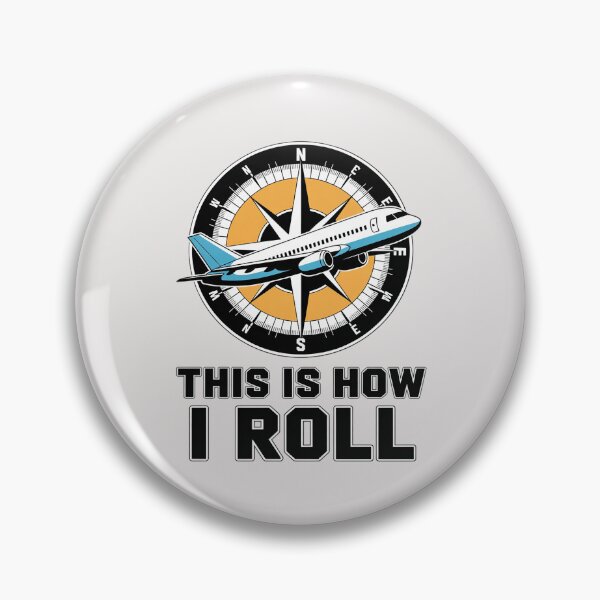 Item preview, This is How I Roll Pilot Airplane Cockpit Attitude Indicator designed and sold by TechnicalSara.