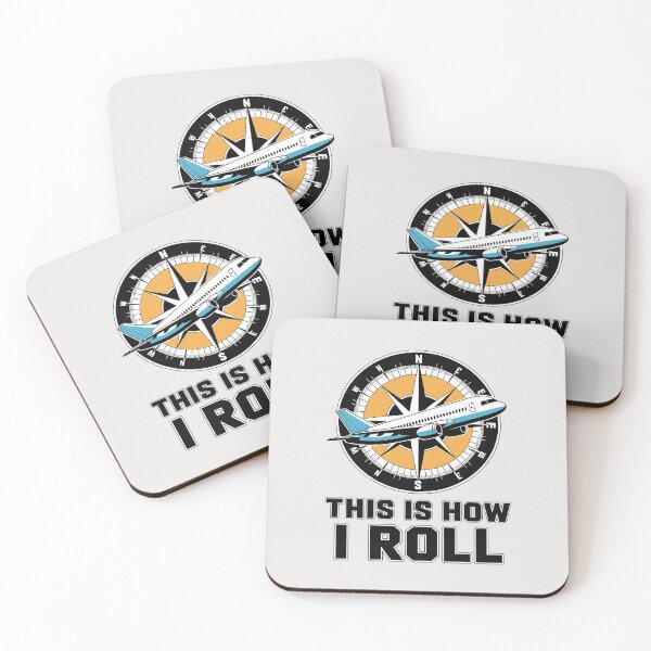 Item preview, This is How I Roll Pilot Airplane Cockpit Attitude Indicator designed and sold by TechnicalSara.