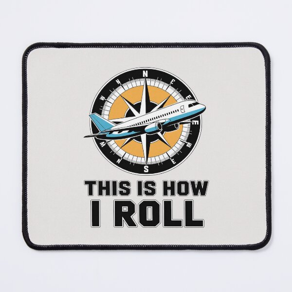 Item preview, This is How I Roll Pilot Airplane Cockpit Attitude Indicator designed and sold by TechnicalSara.