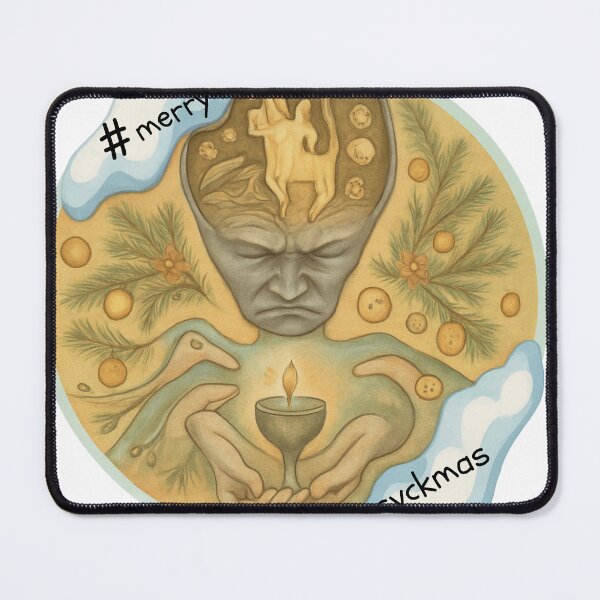 Item preview, A SYCKMAS CAROL - Symbolic Holiday Artwork, Dreamlike Mindscape, Winter Fantasy designed and sold by Sykolanding.
