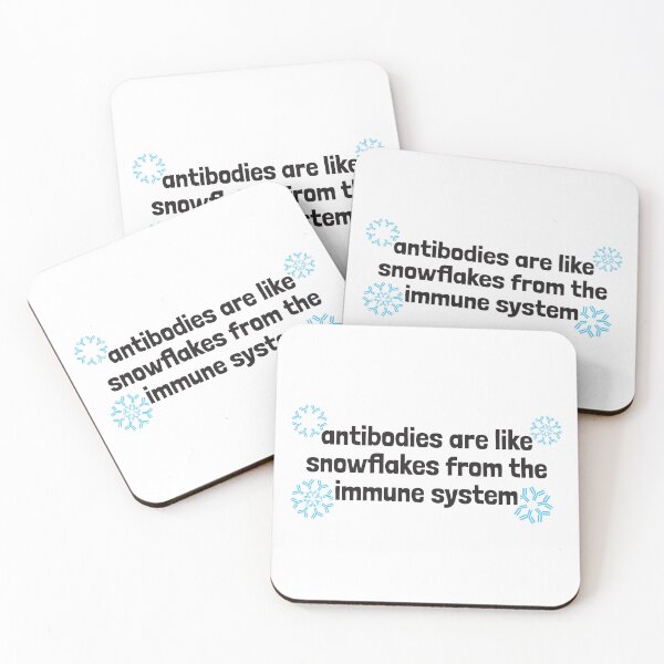 Item preview, Antibodies Are Like Snowflakes From The Immune System designed and sold by Artsy-Chemist.