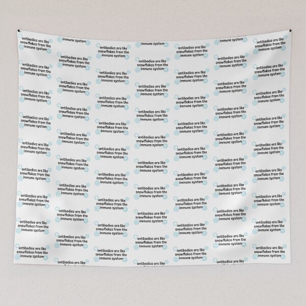 Item preview, Antibodies Are Like Snowflakes From The Immune System designed and sold by Artsy-Chemist.