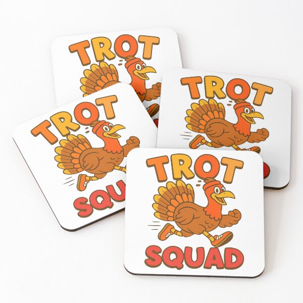 Item preview, 80s Fall Cute Gobble Squad Thanksgiving Happy Trot designed and sold by CalvinVanAuken.