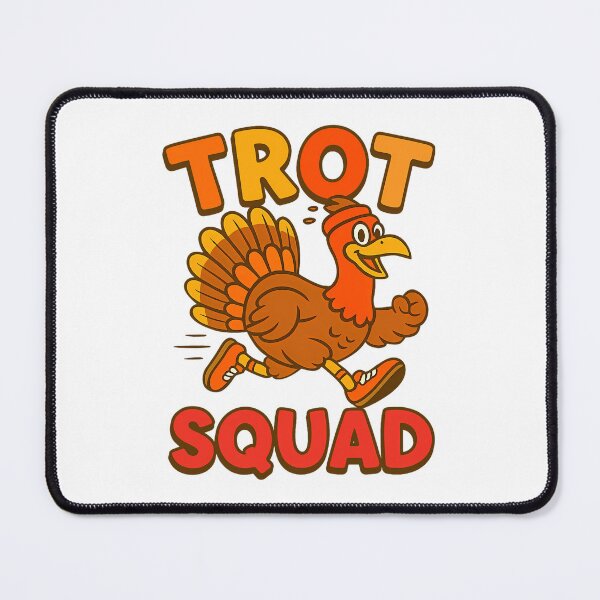 Item preview, 80s Fall Cute Gobble Squad Thanksgiving Happy Trot designed and sold by CalvinVanAuken.