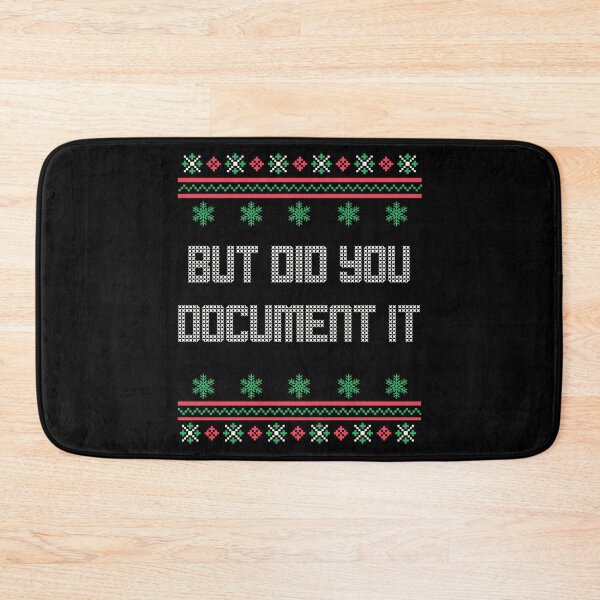 Item preview, But Did You Document It Funny Developer Ugly Christmas Sweater Meme designed and sold by DaphoLatara.