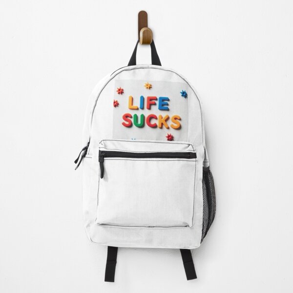 Item preview, LIFE SUCKS refrigerator magnets designed and sold by RapTops.