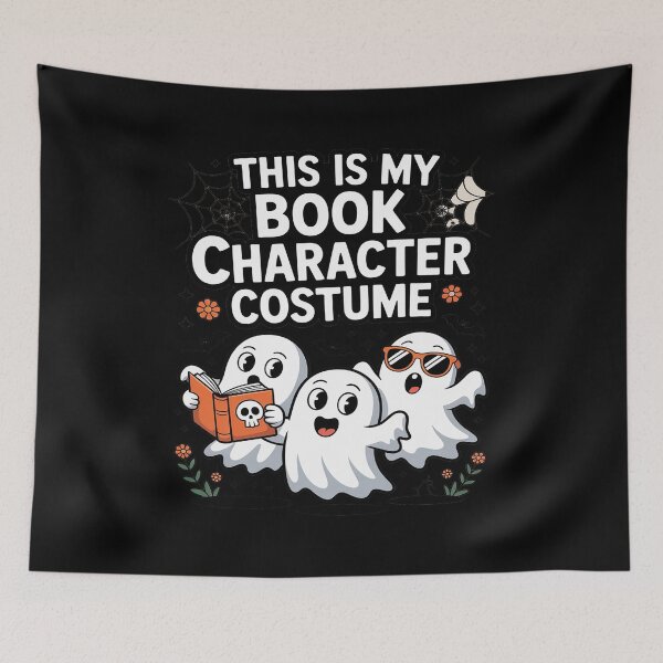 Item preview, This is My Book Character Costume-Halloween Ghost designed and sold by TechnicalSara.