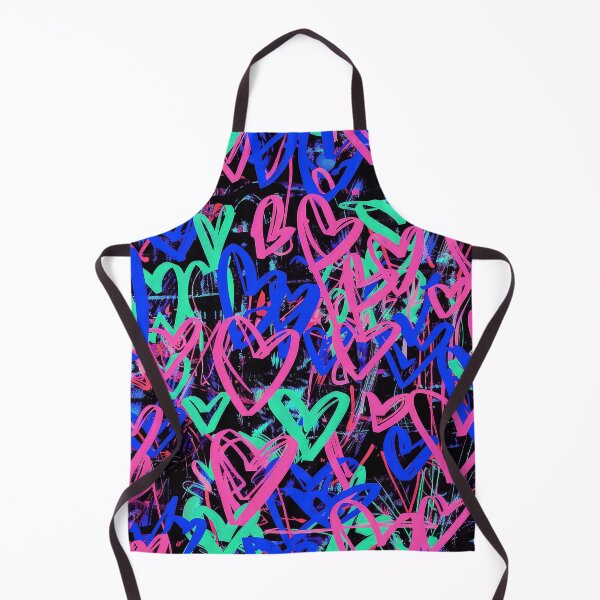 Item preview, Grunge Street Hand Painted Hearts Abstract Art Designs designed and sold by DEC02.