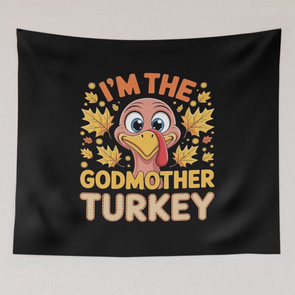 Artikelvorschau, Thanksgiving – Ich bin die Taufpatin – Truthahn-Partnerlook entworfen und verkauft von KonstanKoraner.
