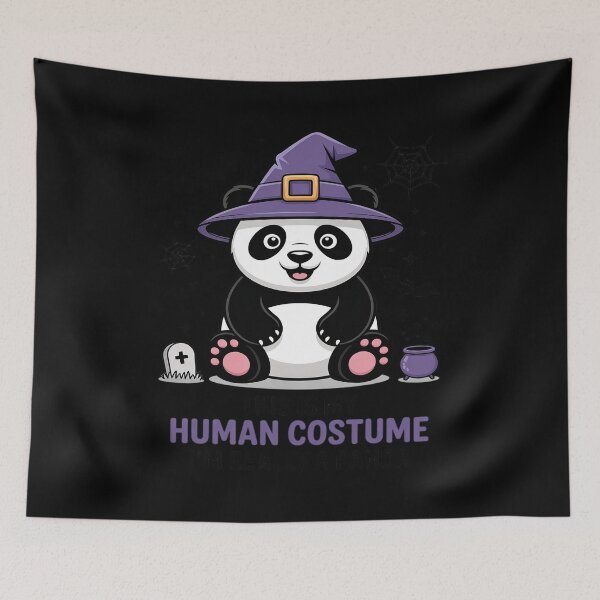 Item preview, This Is My Human Costume I'm Really a Panda Witch Halloween designed and sold by TechnicalSara.