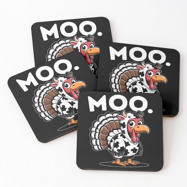 Item preview, Turkey Festive Thanksgiving 90s Holiday Moo Cow Funny Day designed and sold by rebeccathanuos.