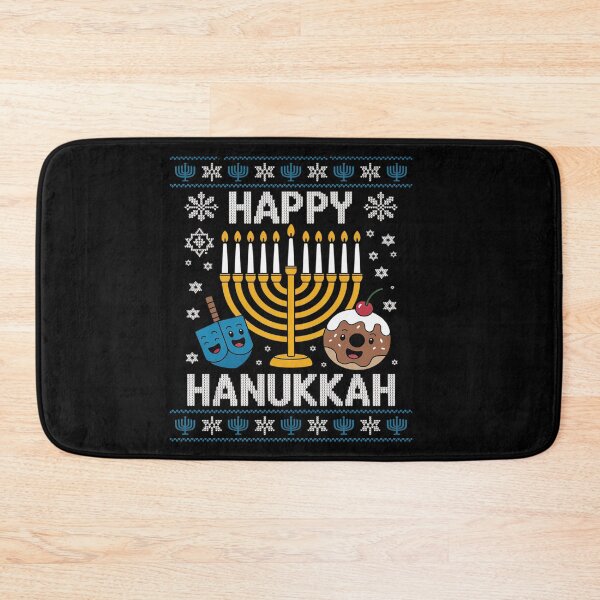 Item preview, Happy Hanukkah Menorah Dreidel Ugly Chanukah Kids Women Men designed and sold by SIGORDESIGN.