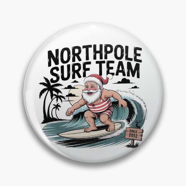 Item preview, NorthPole Surf Team  designed and sold by GraphicM0M.