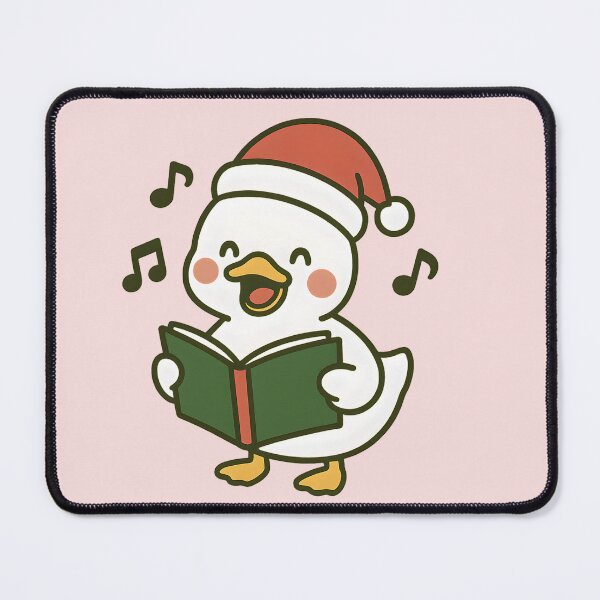 Item preview, Kawaii Christmas Caroling Duck designed and sold by ChubbyGoong.