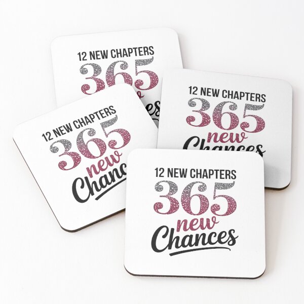 Item preview, Happy New Year 12 New Chapters 365 New Chances designed and sold by SIGORDESIGN.