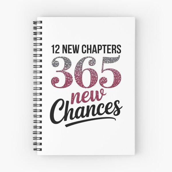 Item preview, Happy New Year 12 New Chapters 365 New Chances designed and sold by SIGORDESIGN.