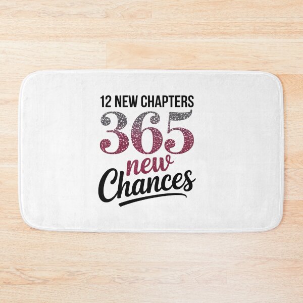 Item preview, Happy New Year 12 New Chapters 365 New Chances designed and sold by SIGORDESIGN.