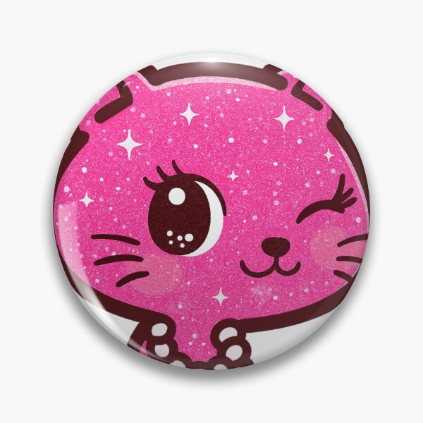 Item preview, 90s Glitter Kitty Sticker designed and sold by seriyamilktea.