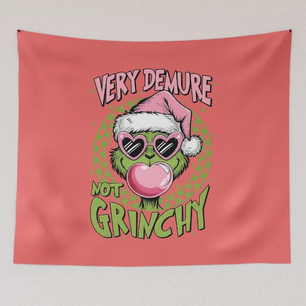 Item preview, Very Demure Not Grinchy - Funny Christmas designed and sold by Vicky021.