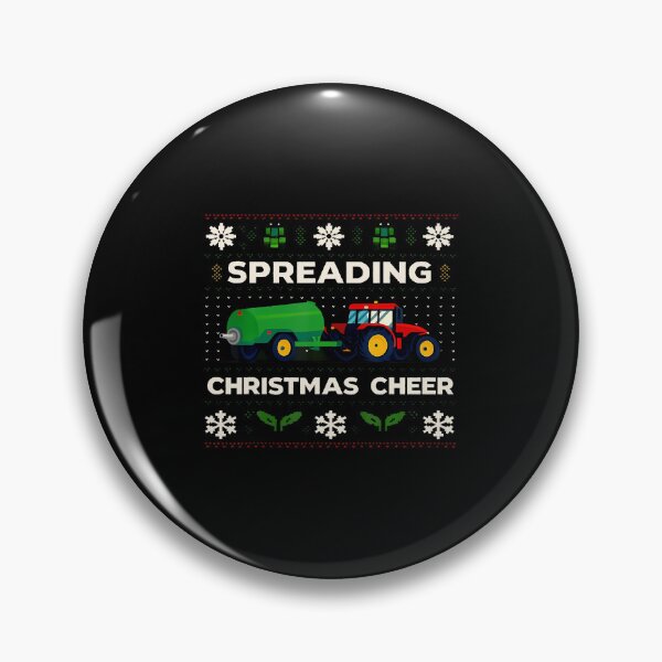 Item preview, Tractor de granja navideño difundiendo alegría navideña designed and sold by LavetaCatherine.