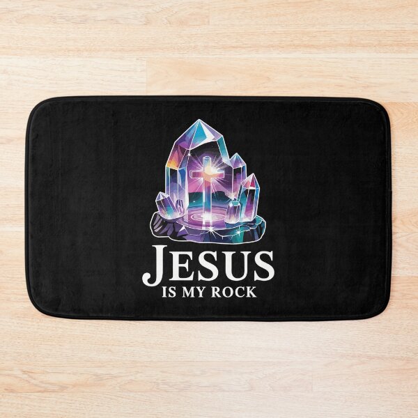 Item preview, Jesus Is My Rock Bible Verse Christian designed and sold by KarlaLeanne.