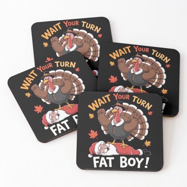 Item preview, Meme Turn Wait Your Classic Funny Thanksgiving Turkey Fatboy designed and sold by Rocklaretbean.
