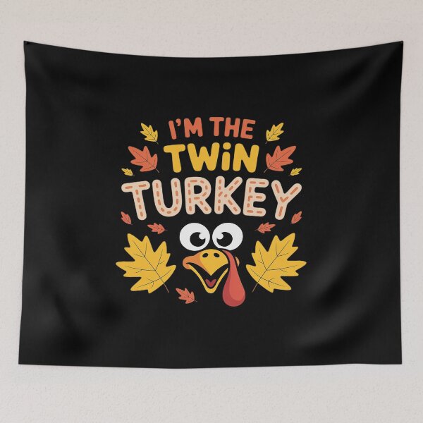 Item preview, Thanksgiving I'm The Twin Turkey Matching  designed and sold by KonstanKoraner.