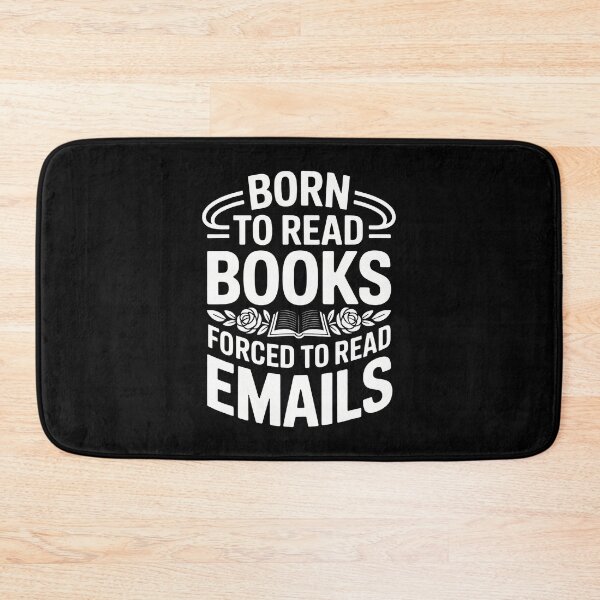 Item preview, Born To Read Books Forced To Read Emails Book Lovers Funny designed and sold by KarlaLeanne.