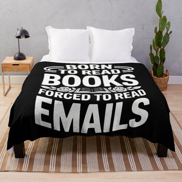 Item preview, Born To Read Books Forced To Read Emails Book Lovers Funny designed and sold by KarlaLeanne.